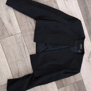 Liz Claiborne crop black jacket, size 6